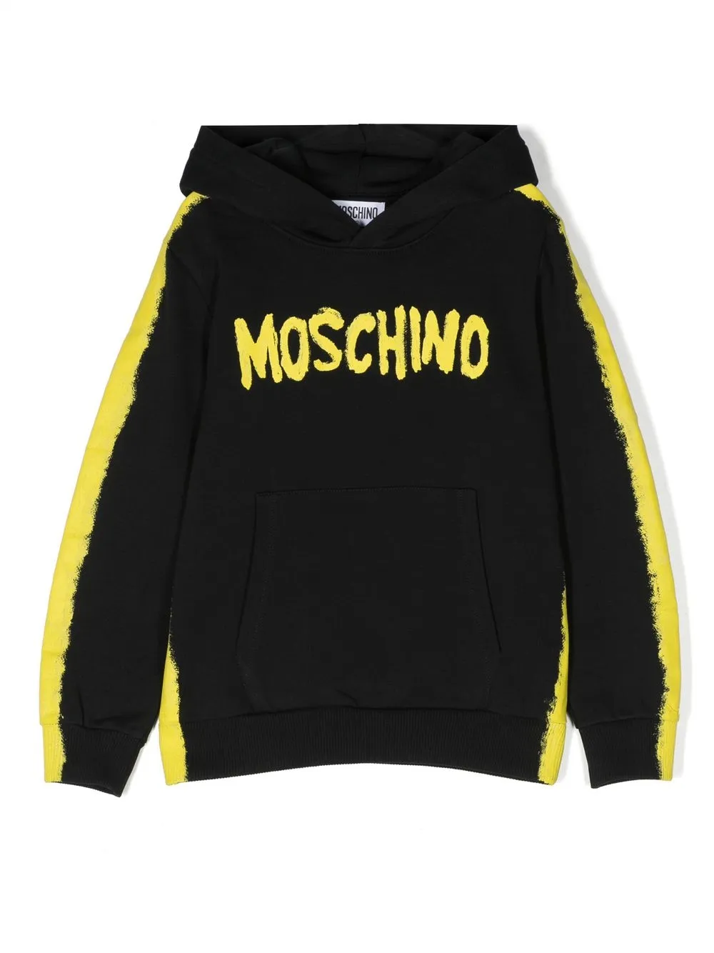 

Moschino Kids logo-print pullover hoodie - Black