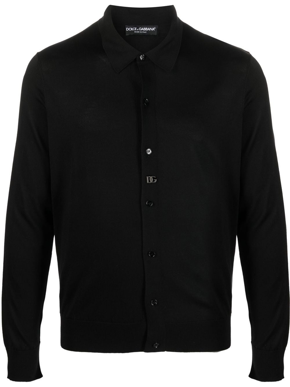Dolce & Gabbana long-sleeve Silk Polo Shirt - Farfetch