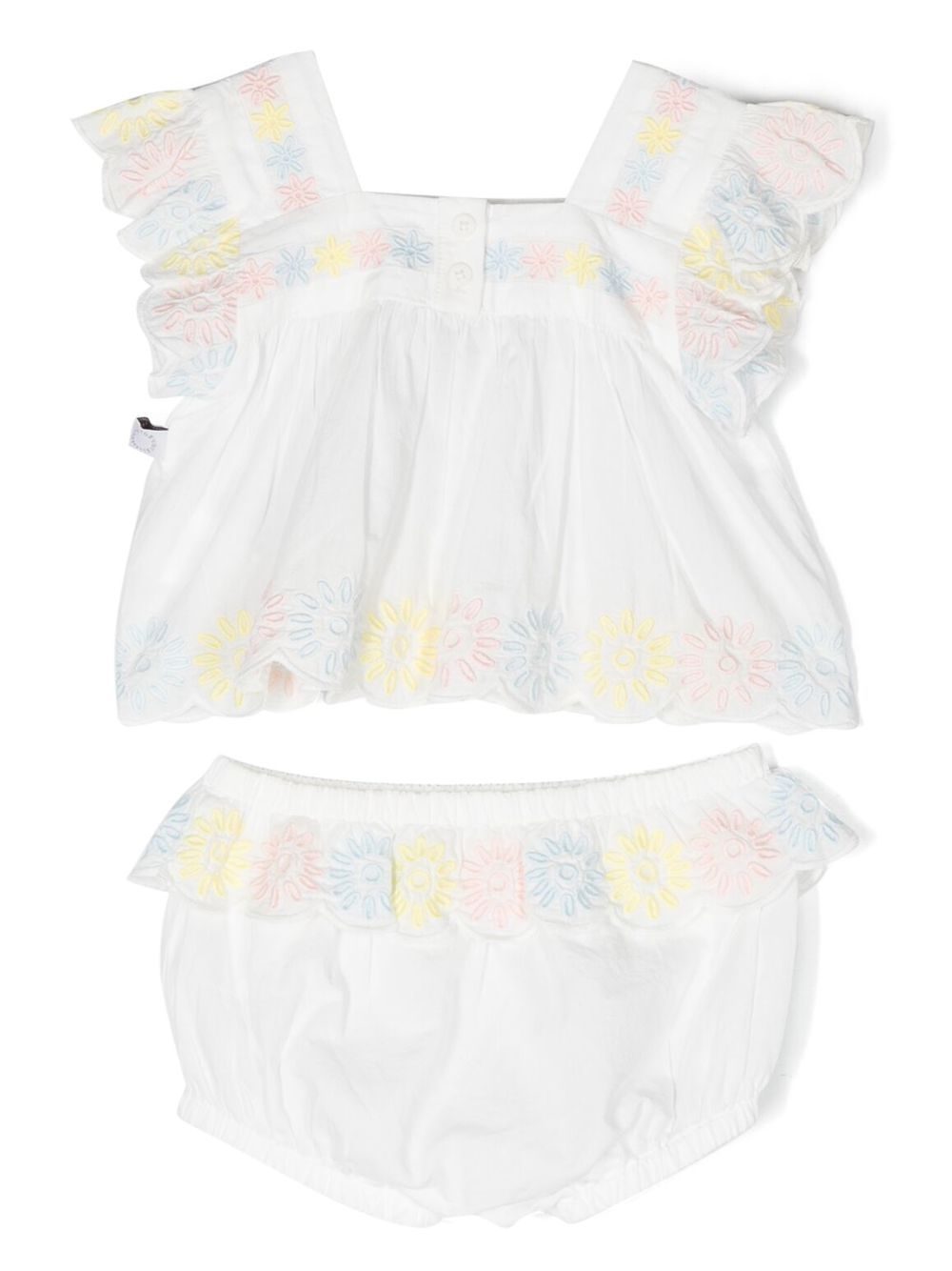 Stella McCartney Kids Top en shorts - Wit