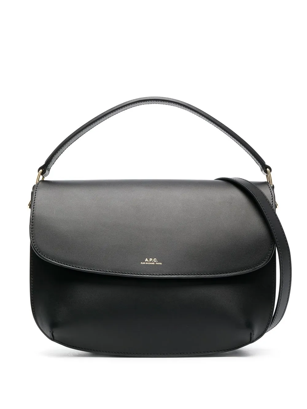 

A.P.C. Sarah leather shoulder bag - Black