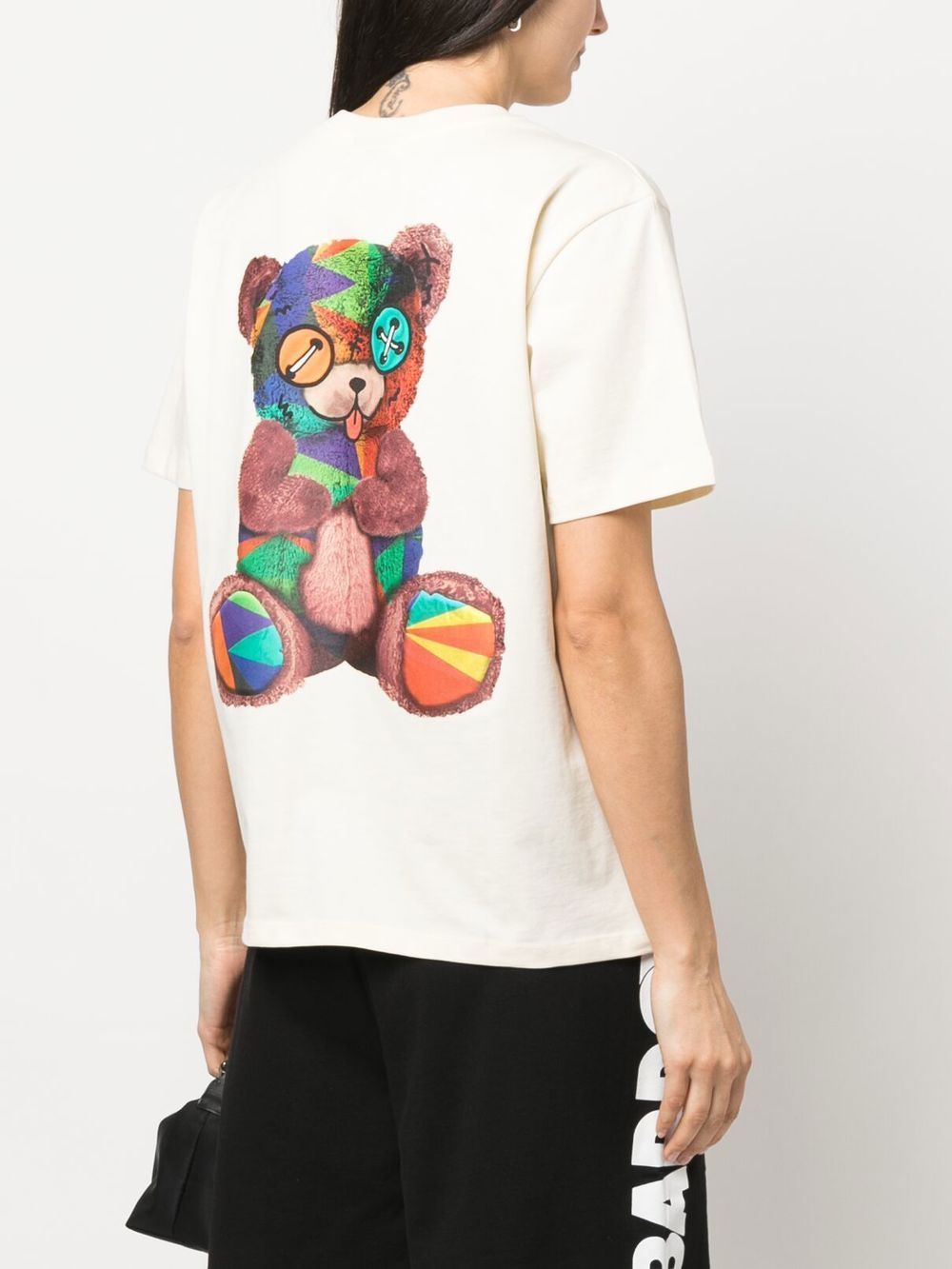 BARROW Teddy-Bear Motif logo-print T-shirt - Farfetch