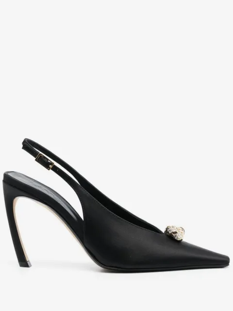Lanvin zapatillas con puntera en punta y tira trasera