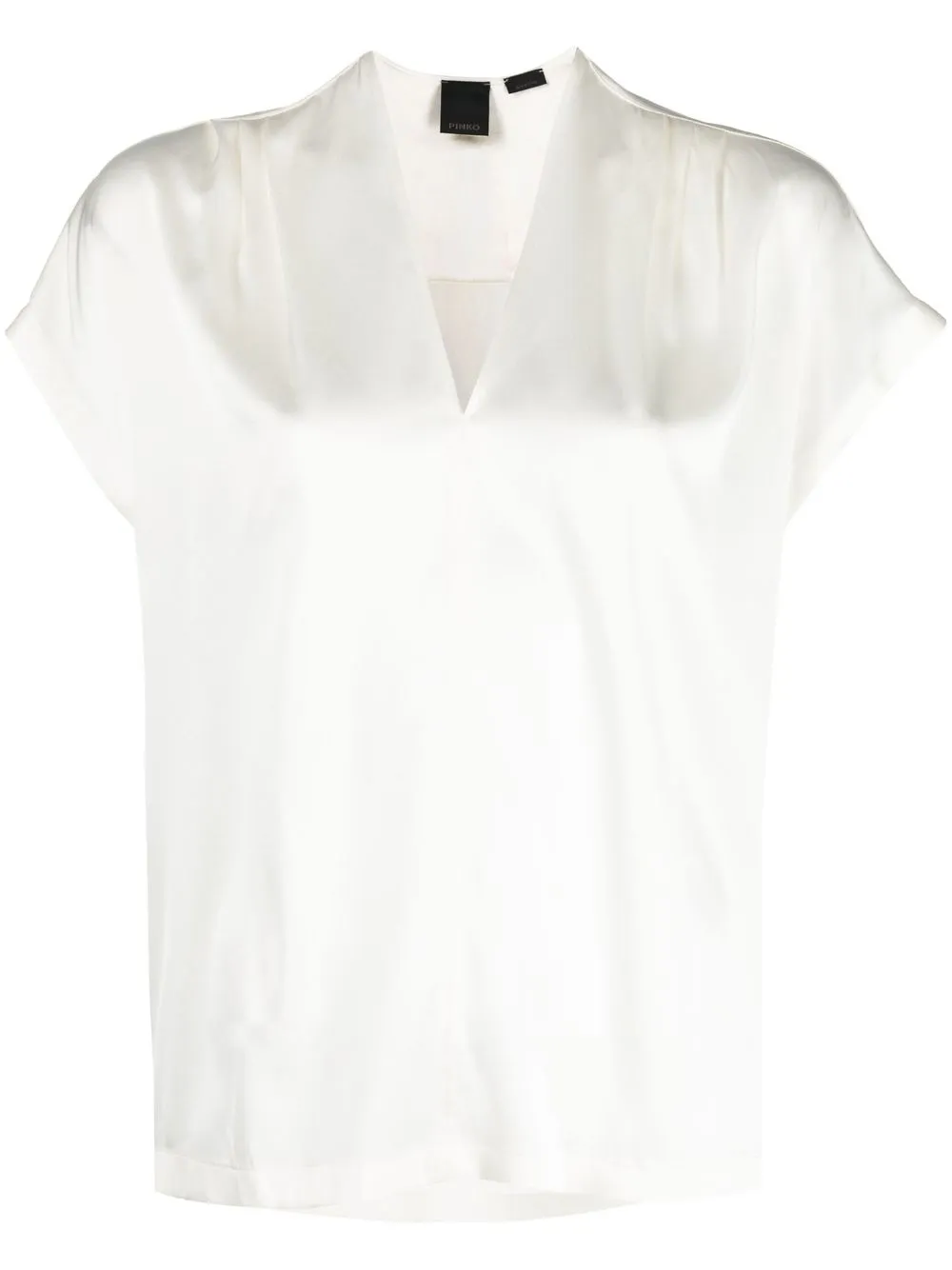 

PINKO V-neck silk blouse - White