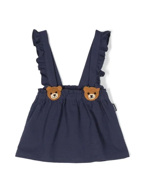 Moschino Kids A라인 크로셰 모티프 스커트 