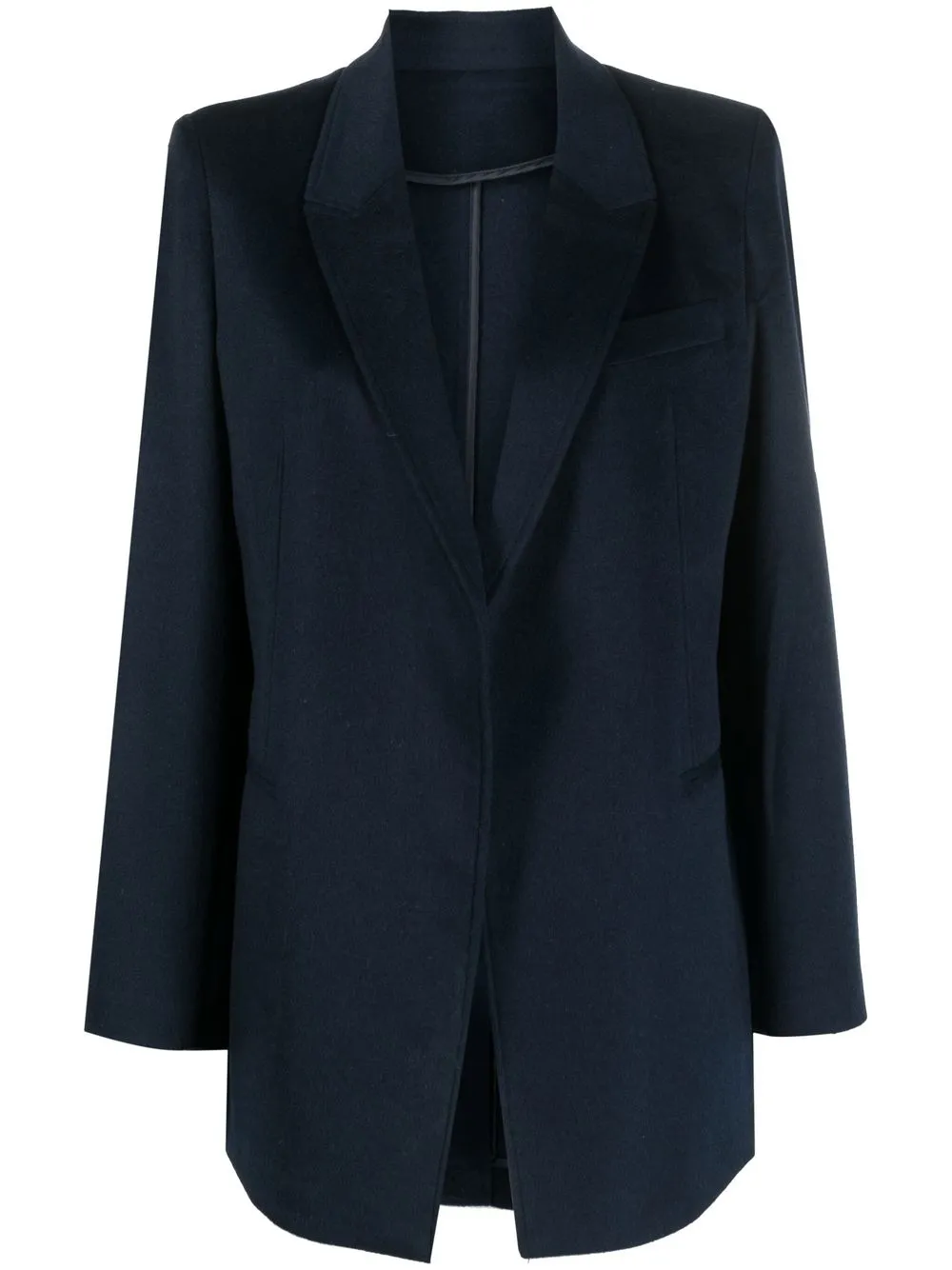 

Frenckenberger cashmere slim-cut blazer - Blue