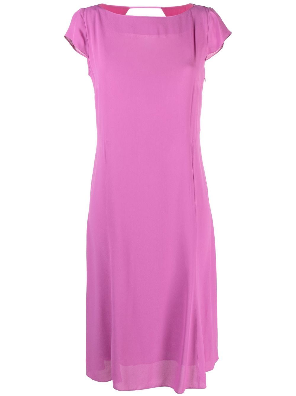 

Patrizia Pepe short-sleeve cut-out dress - Purple