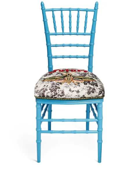 Gucci Chiavari embroidered chair