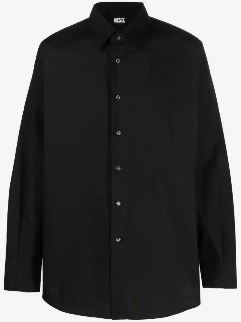 Diesel embroidered-logo detail shirt