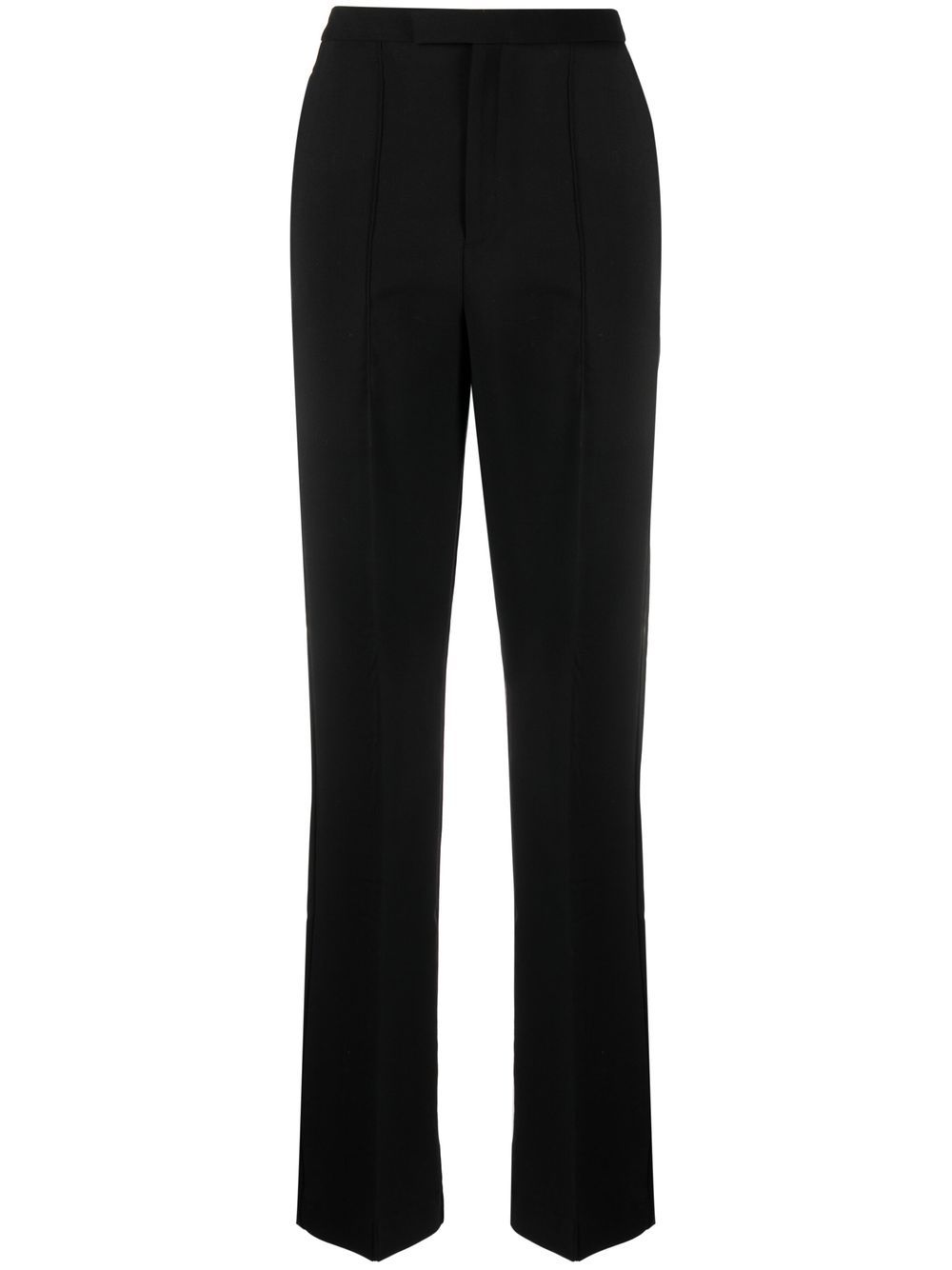 seam-detail tailored trousers