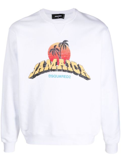 DSQUARED2 graphic-print cotton sweatshirt Men