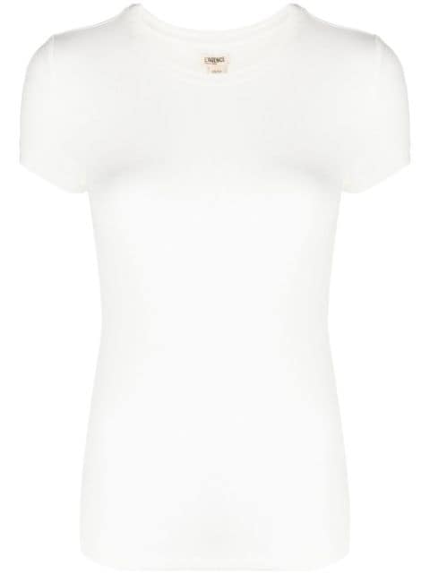 L'Agence round-neck short-sleeved top