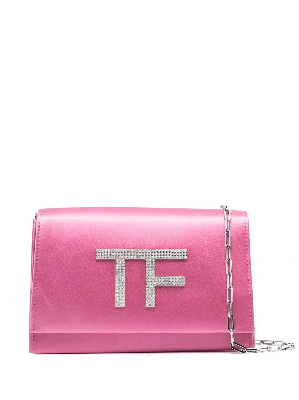 

TOM FORD leather monogram-detail shoulder bag - Pink