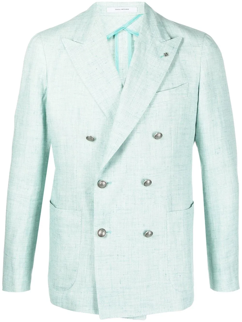 

Tagliatore double-breasted suit jacket - Green