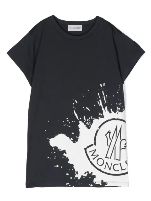 Moncler Enfant graphic-logo-print T-shirt