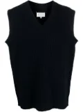 Maison Margiela oversize sleeveless jumper - Blue