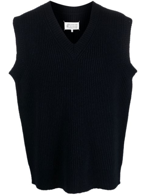 Maison Margiela oversize sleeveless jumper Men