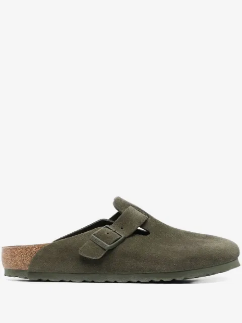 Birkenstock suede leather slip-on slippers