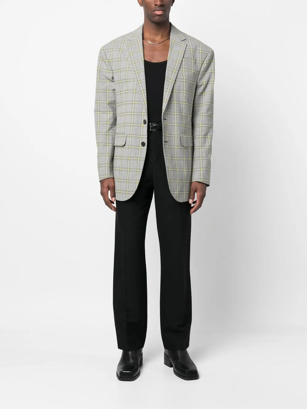 Dsquared2 Blazer met enkele rij knopen - Grijs
