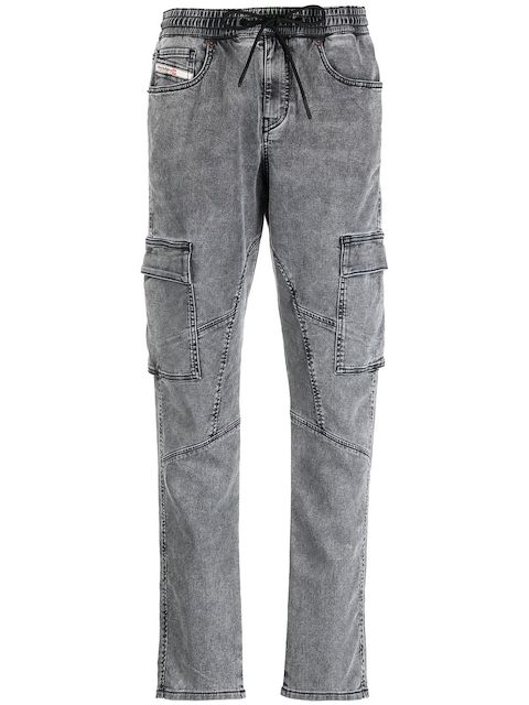 Diesel drawstring waistband jeans