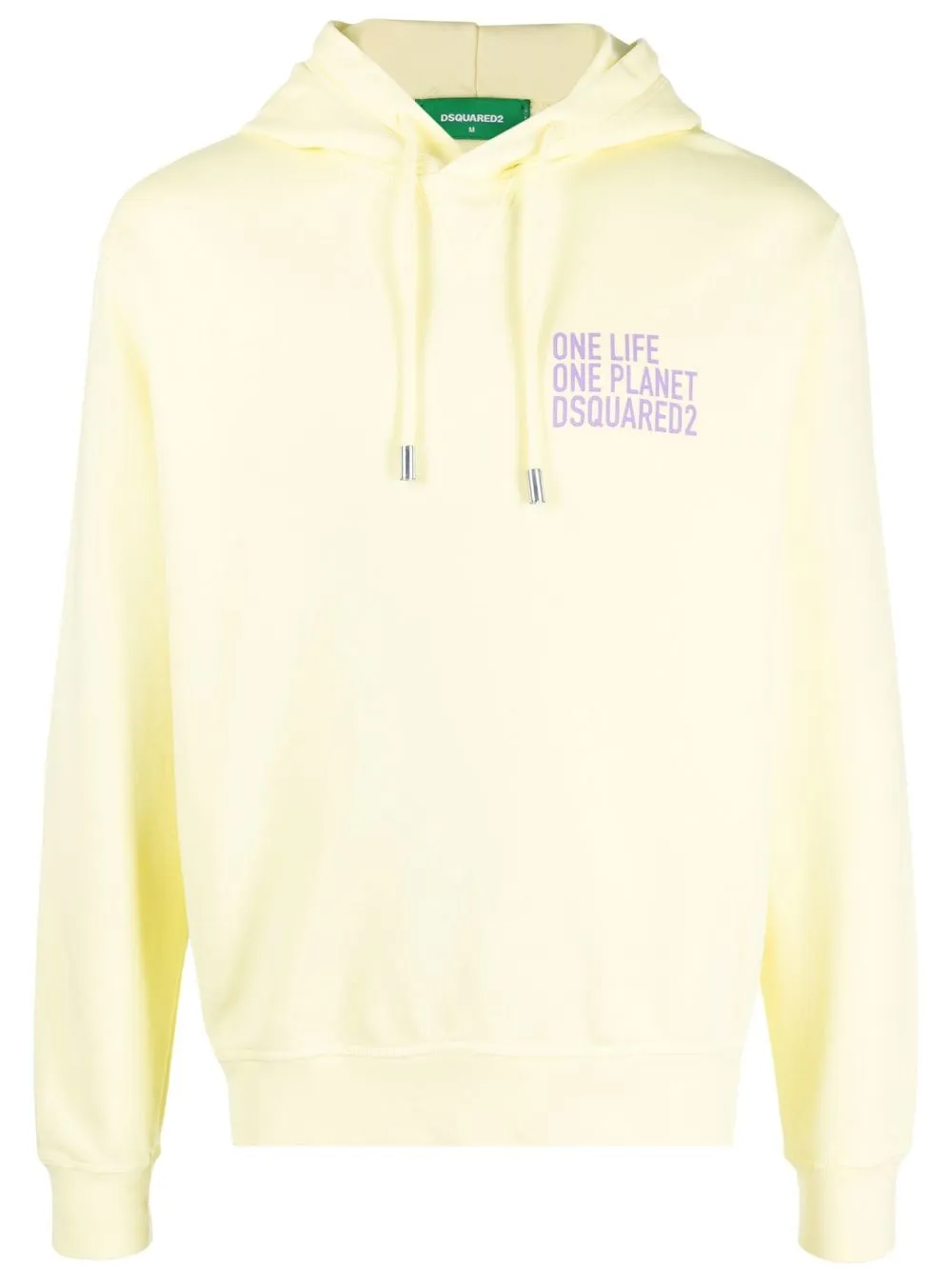 

Dsquared2 long-sleeved cotton hoodie - Yellow