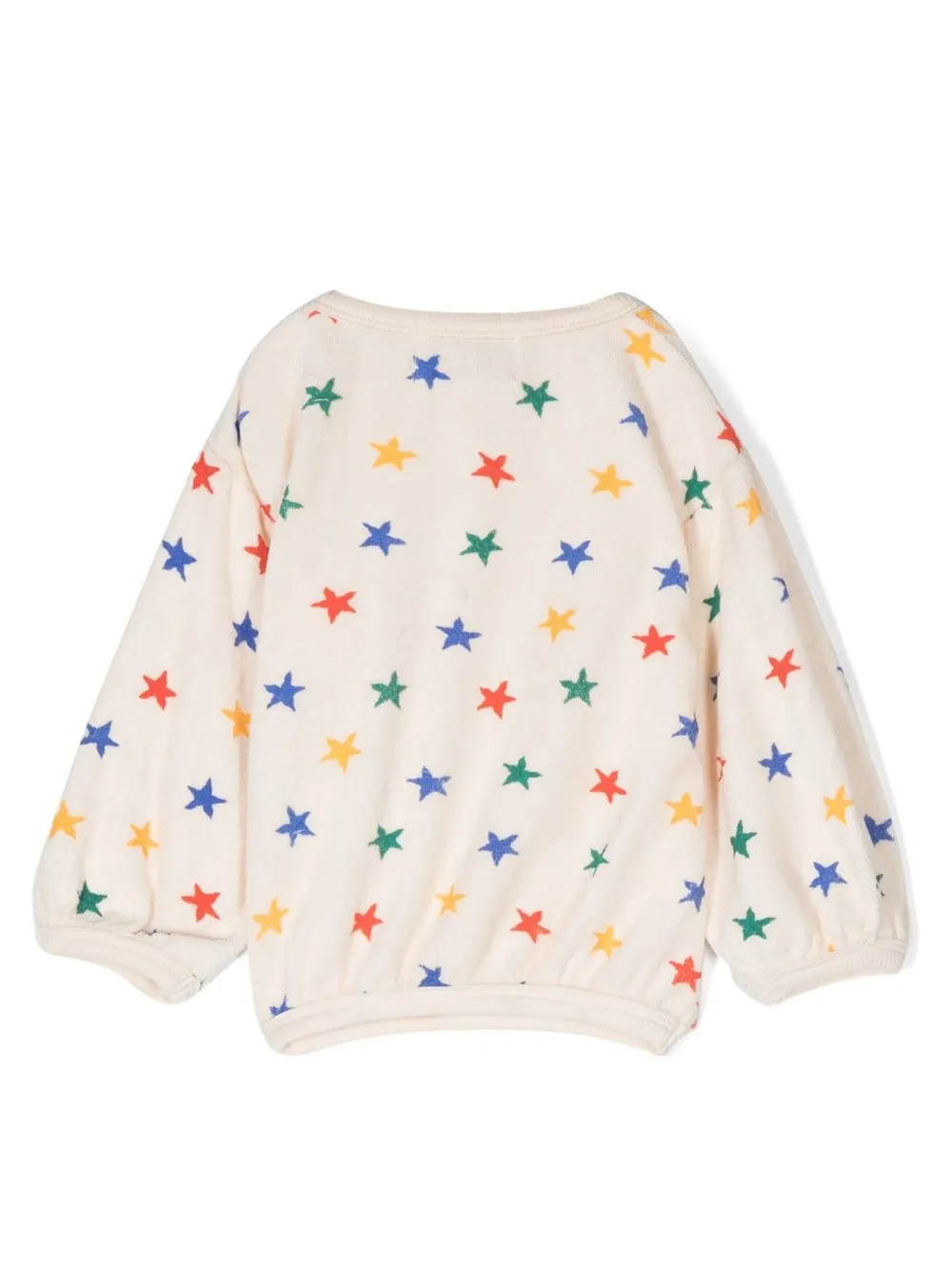 Bobo Choses Sweater met all-over print - Beige