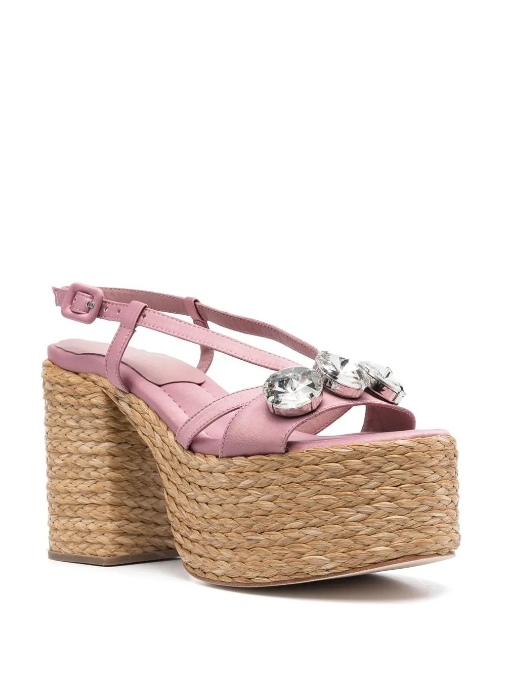 Paloma Barceló Emily sandalen met plateauzool - Roze