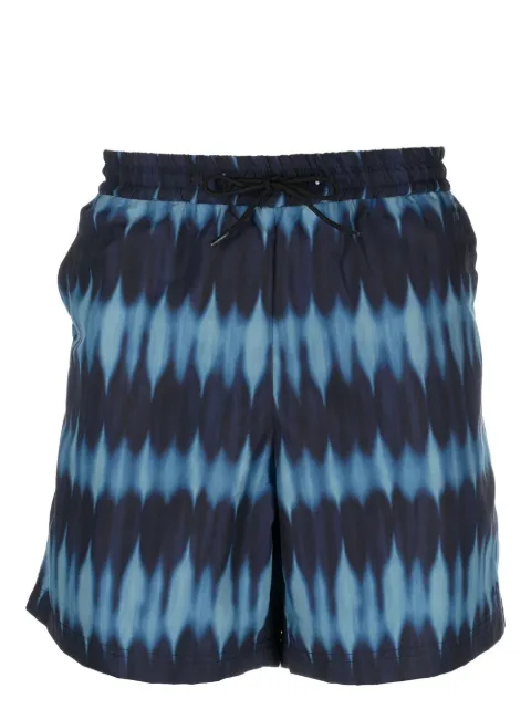 A.P.C. tie-dye swim shorts