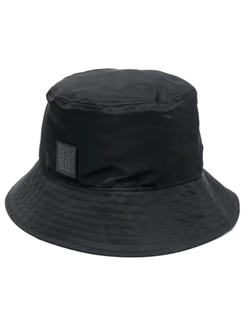 Raf Simons - logo-patch nylon bucket hat