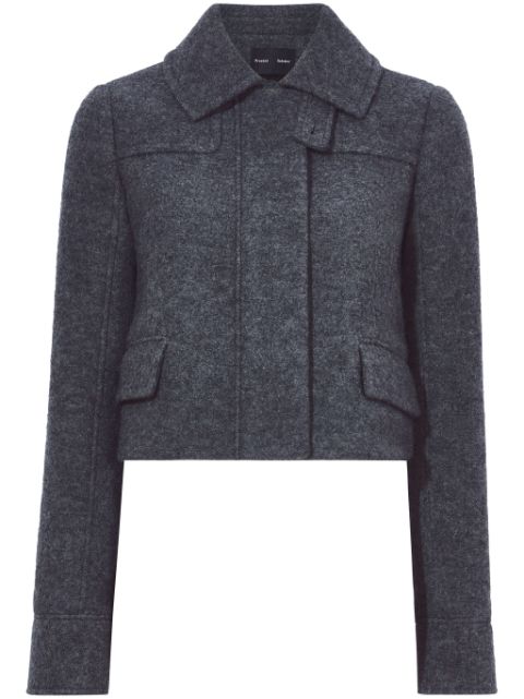 Proenza Schouler zipped wool cropped jacket Women