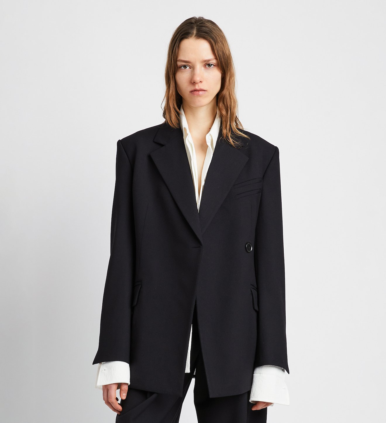 Wool Stretch Suiting Jacket