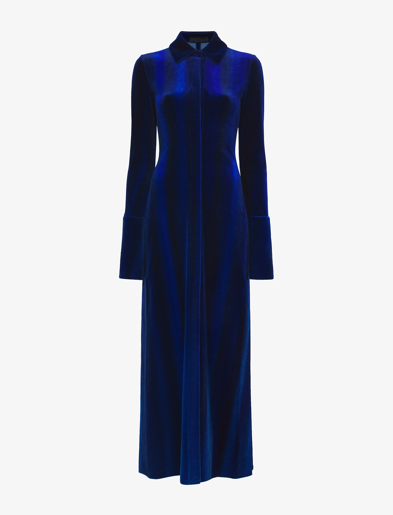Ice Dyed Velvet Shirt Dress #4
