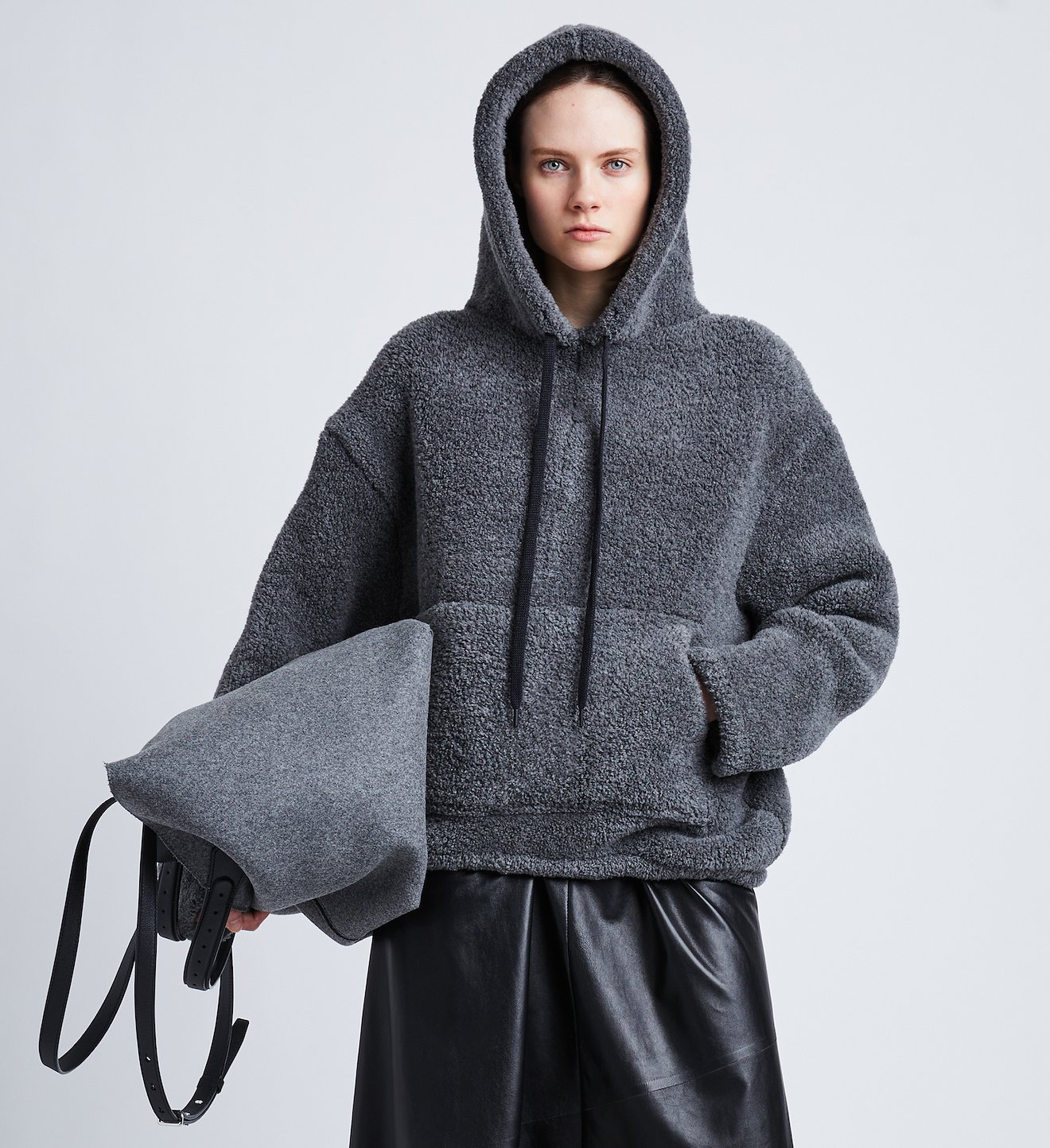 Technical Boucle Knit Hoodie #2