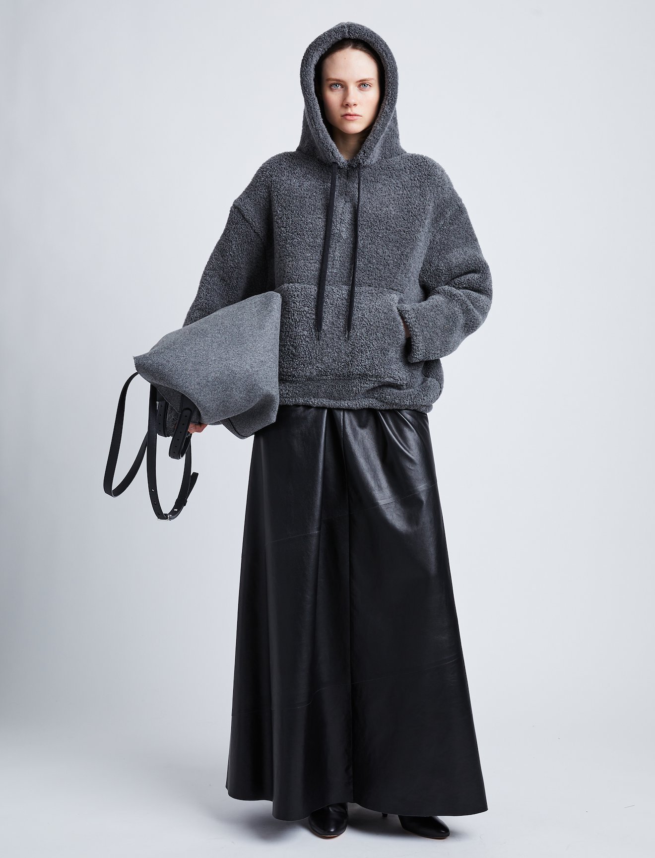Technical Boucle Knit Hoodie #1