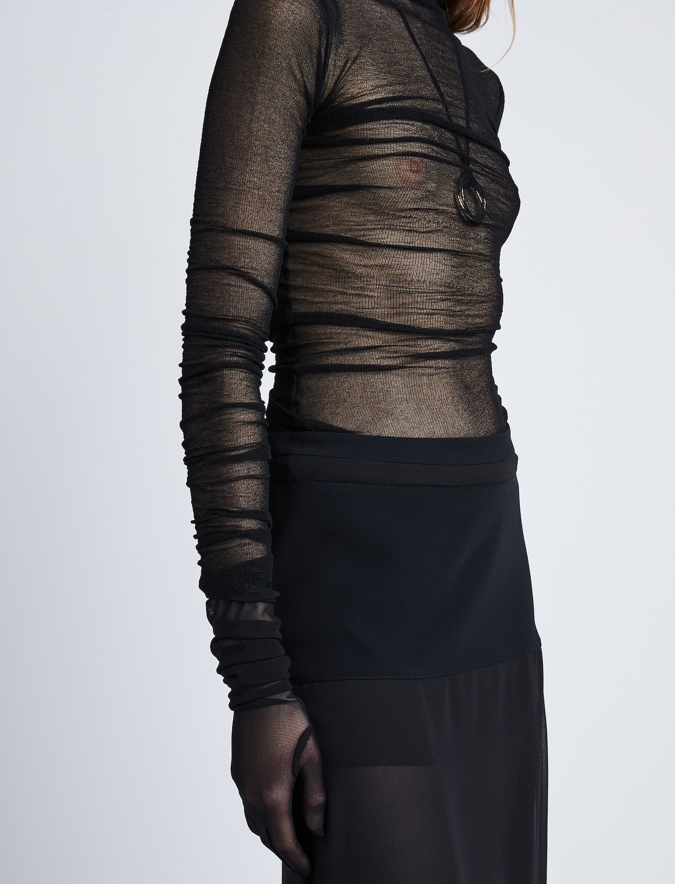 Viscose Gauze Knit Top #4