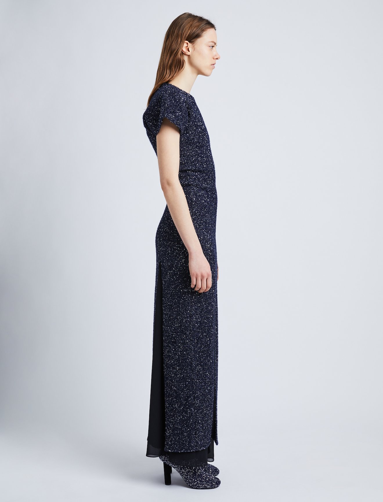 Technical Sequin Knit Dress #1