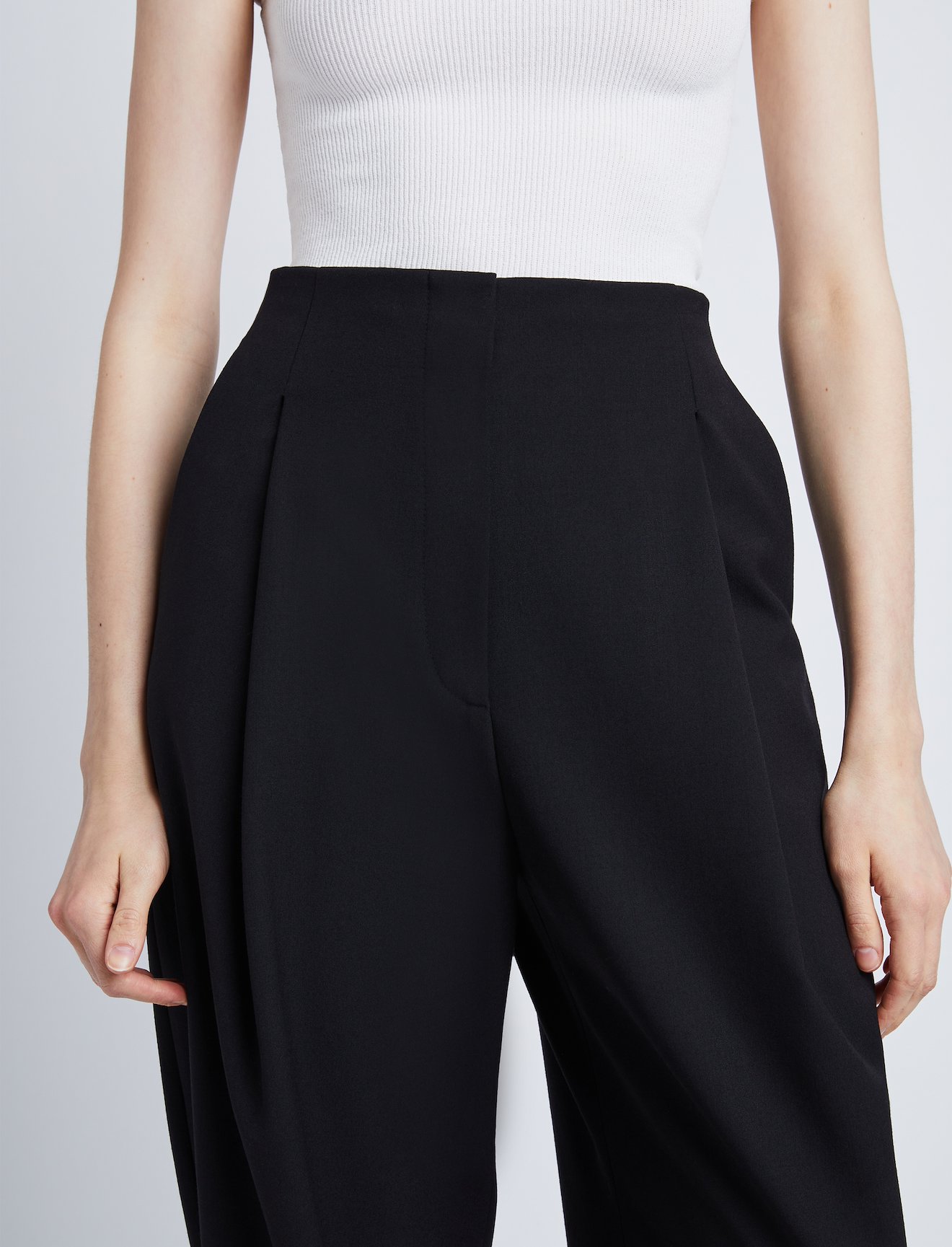 Wool Stretch Suiting Trousers #3