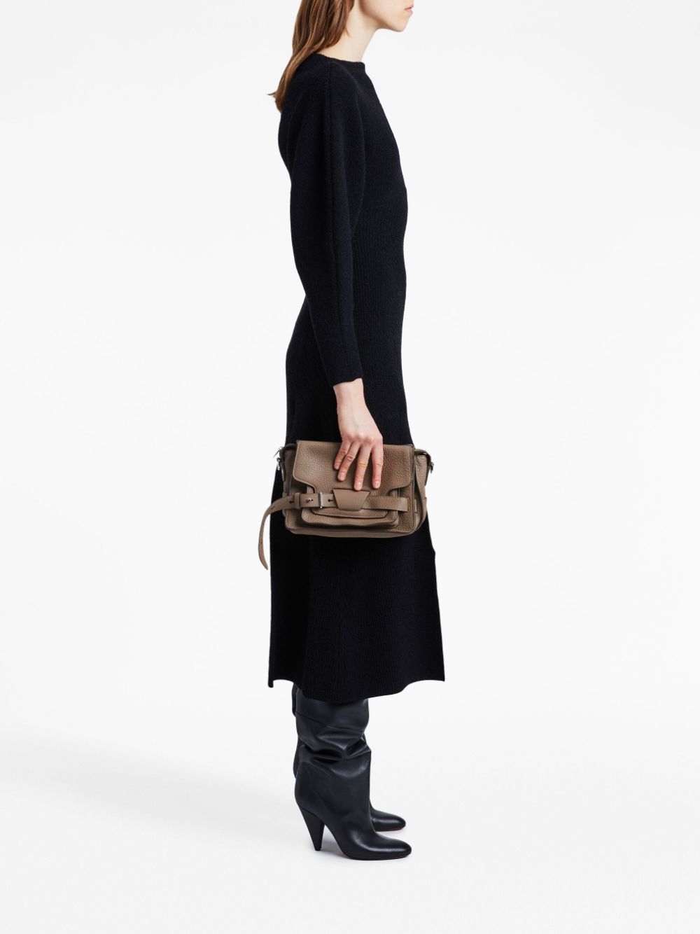 Image 2 of Proenza Schouler Beacon leather saddle bag