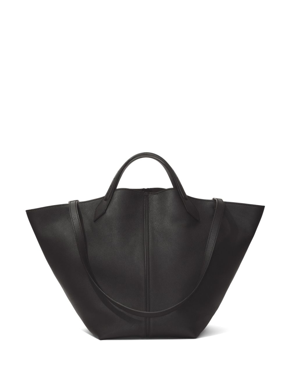 Shop Proenza Schouler Xl Ps1 Leather Tote Bag In Black