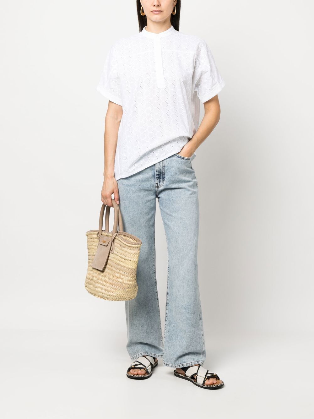 A.P.C. Top met korte mouwen - Wit