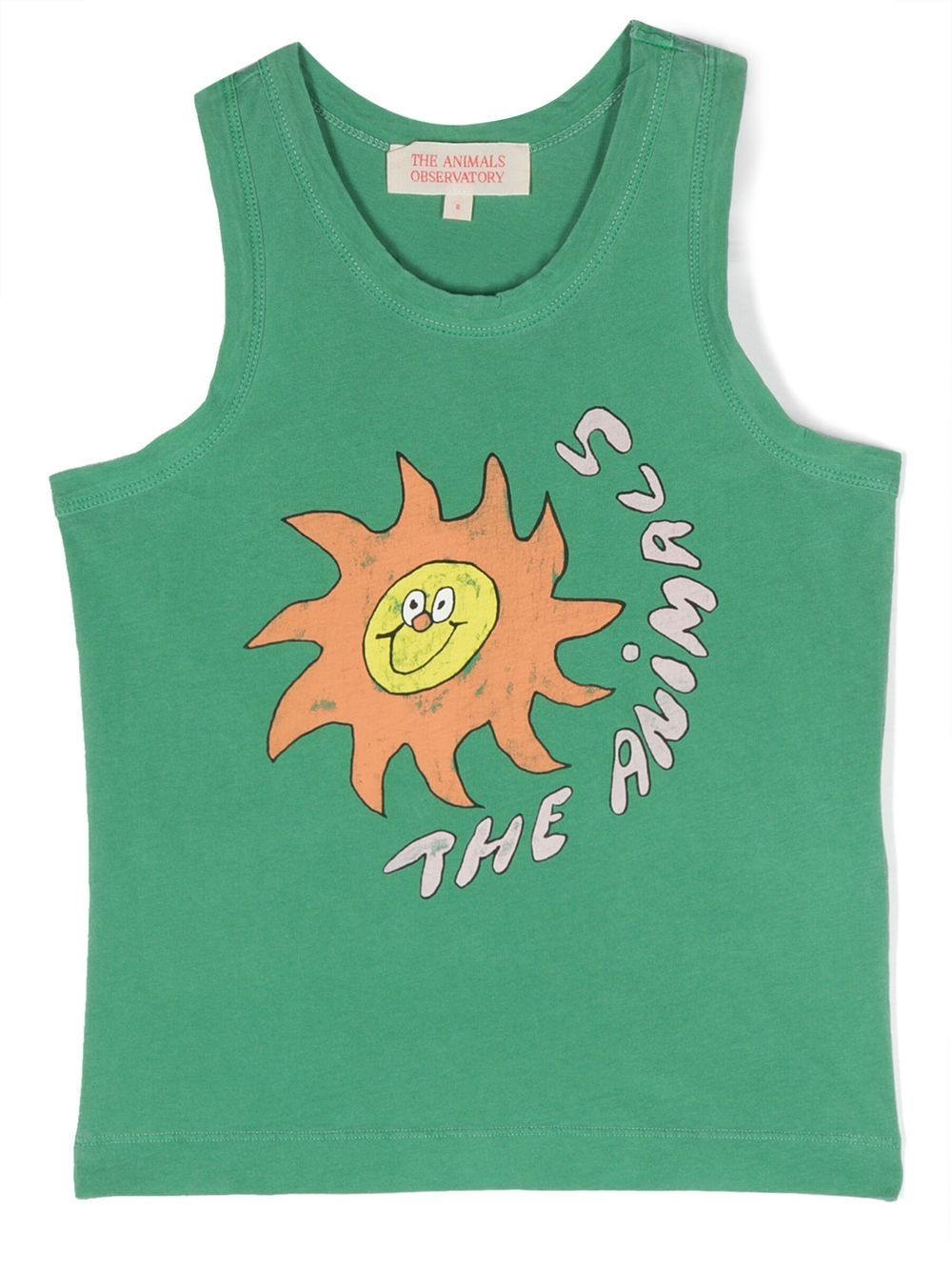 

The Animals Observatory graphic-print sleeveless T-Shirt - Green