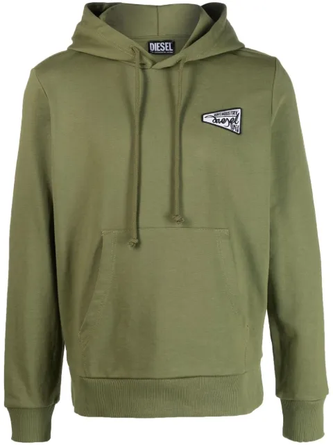 Diesel logo-patch hoodie