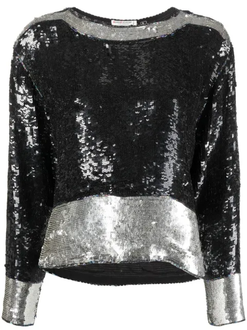 Saint Laurent Pre-Owned 1970s sequin-embellished top