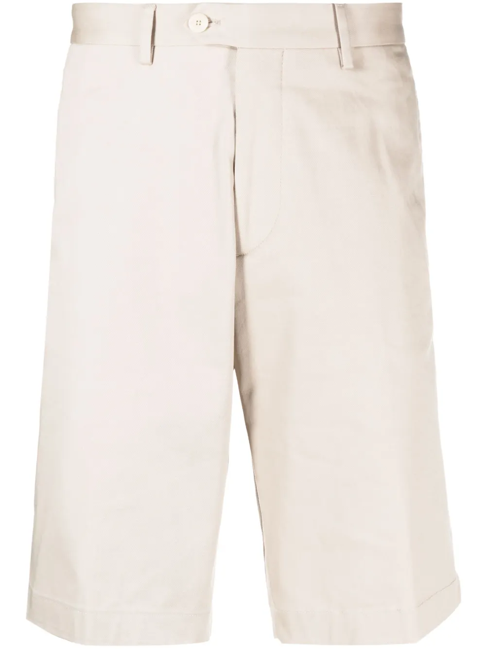 ETRO plain cotton chino shorts - Neutrals