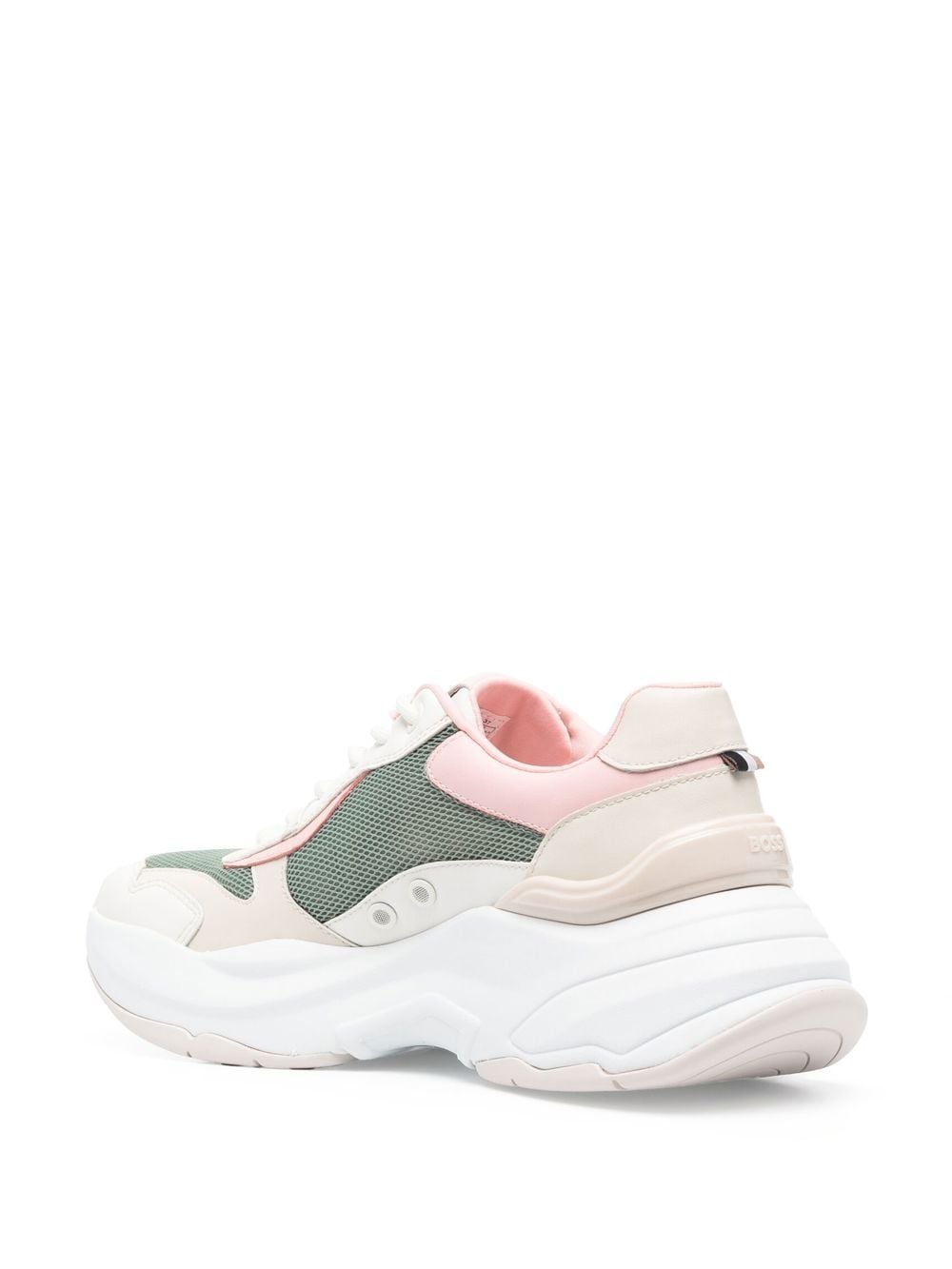 BOSS Panelled Multicolour Sneakers - Farfetch