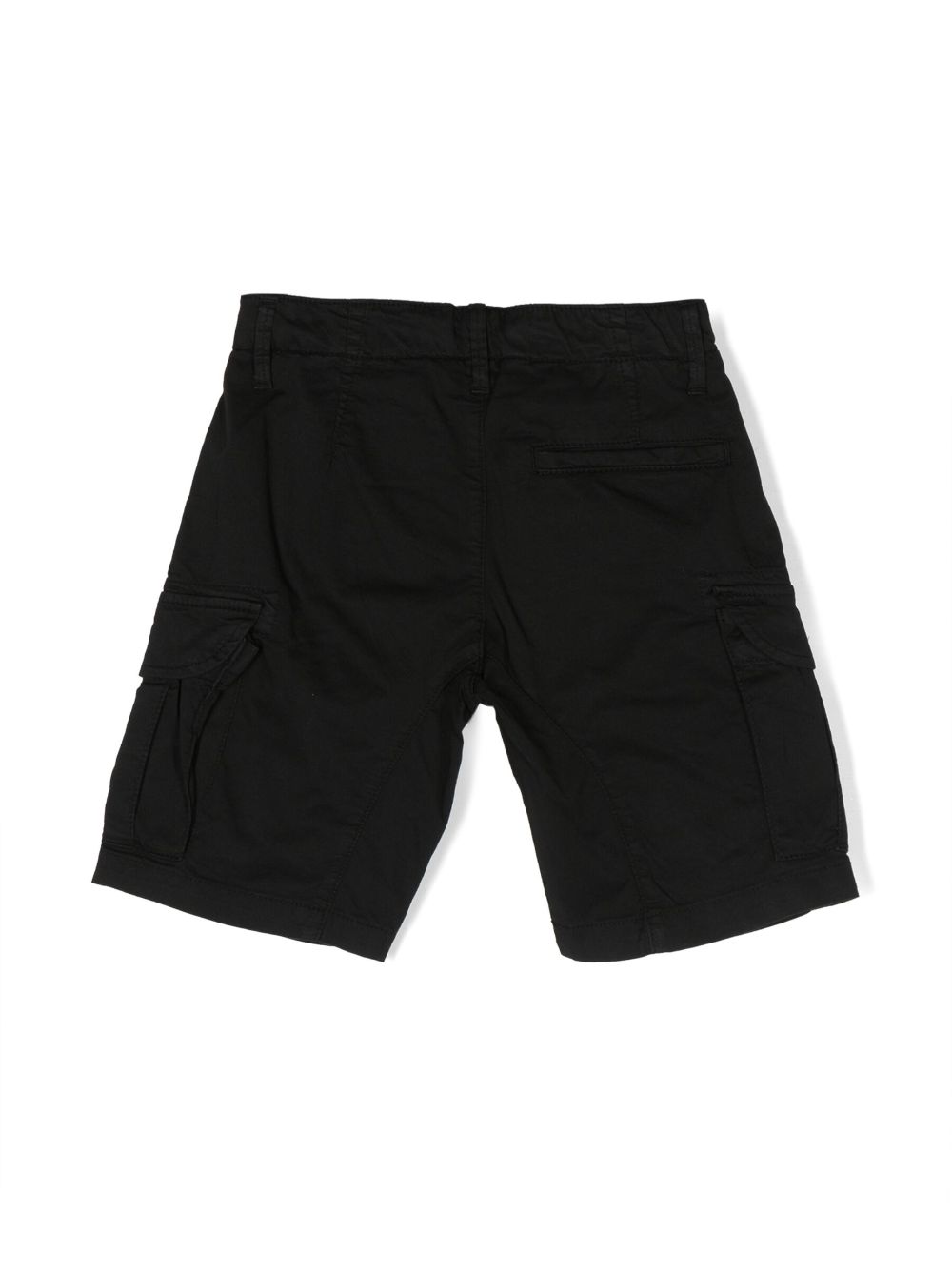 C.P. Company Kids Shorts met logopatch - Zwart