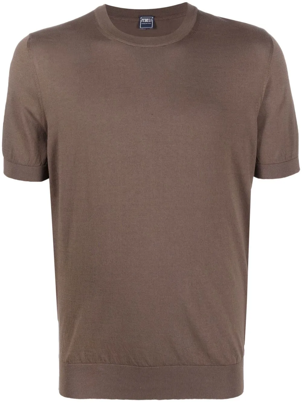 

Fedeli crew-neck T-shirt - Brown