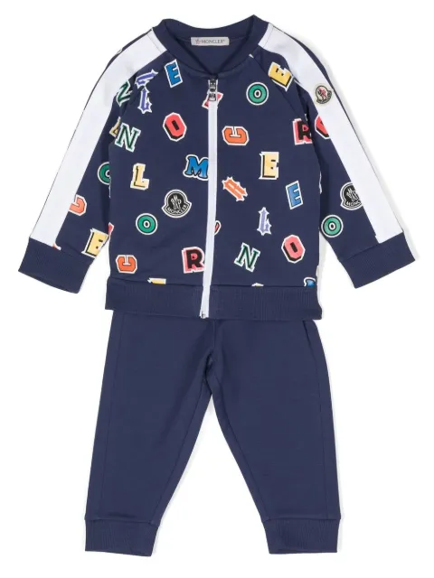 Moncler Enfant - letter-print tracksuit set