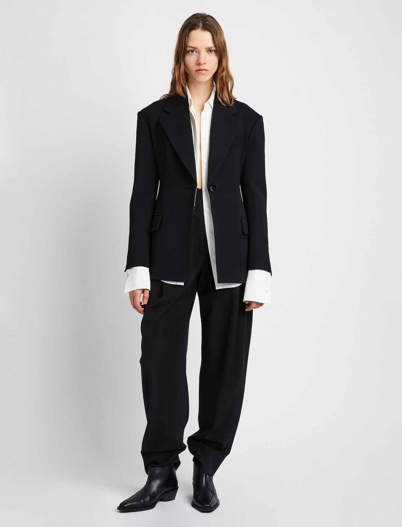 Wool Twill Suiting Jacket #1