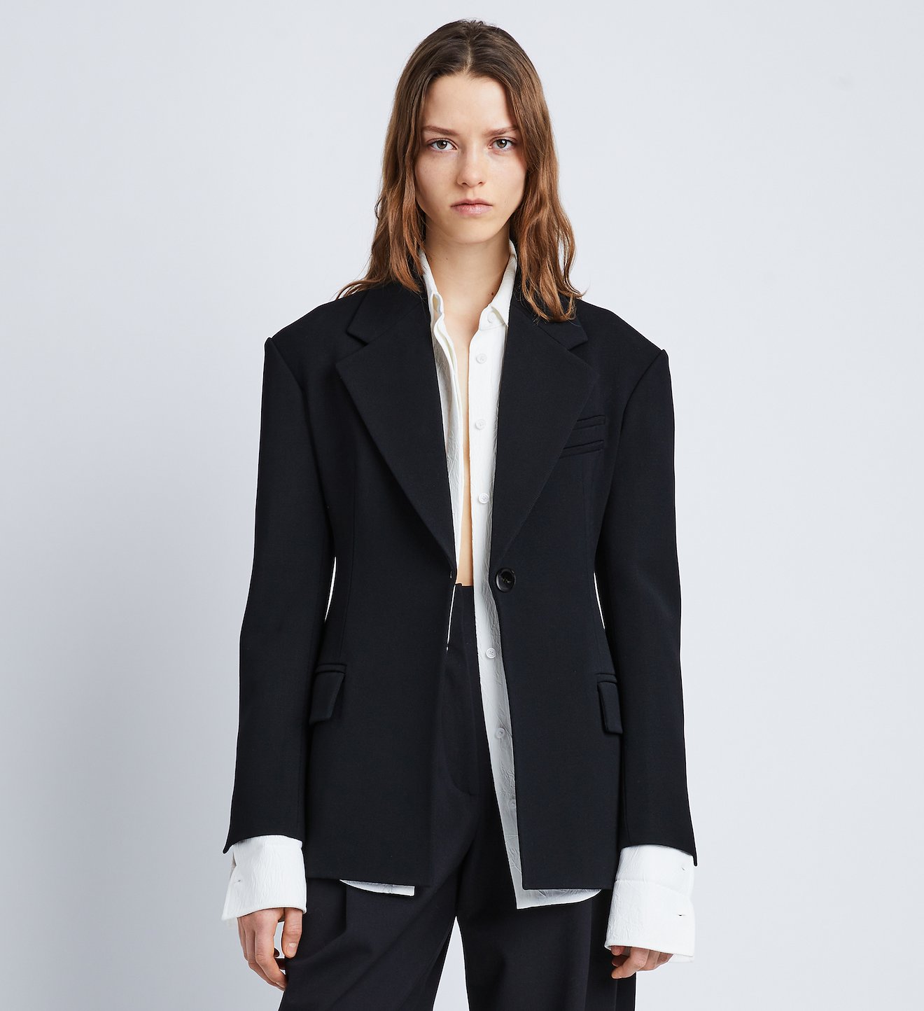 Wool Twill Suiting Jacket