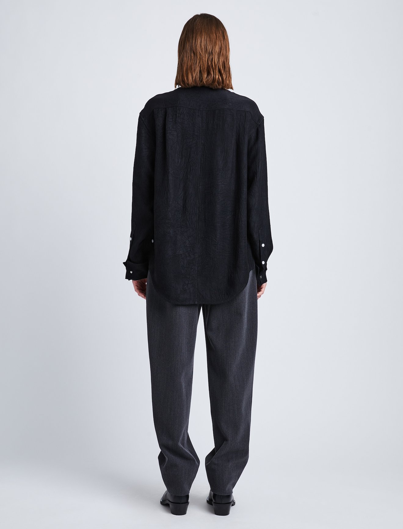 Crushed Matte Satin Shirt #7